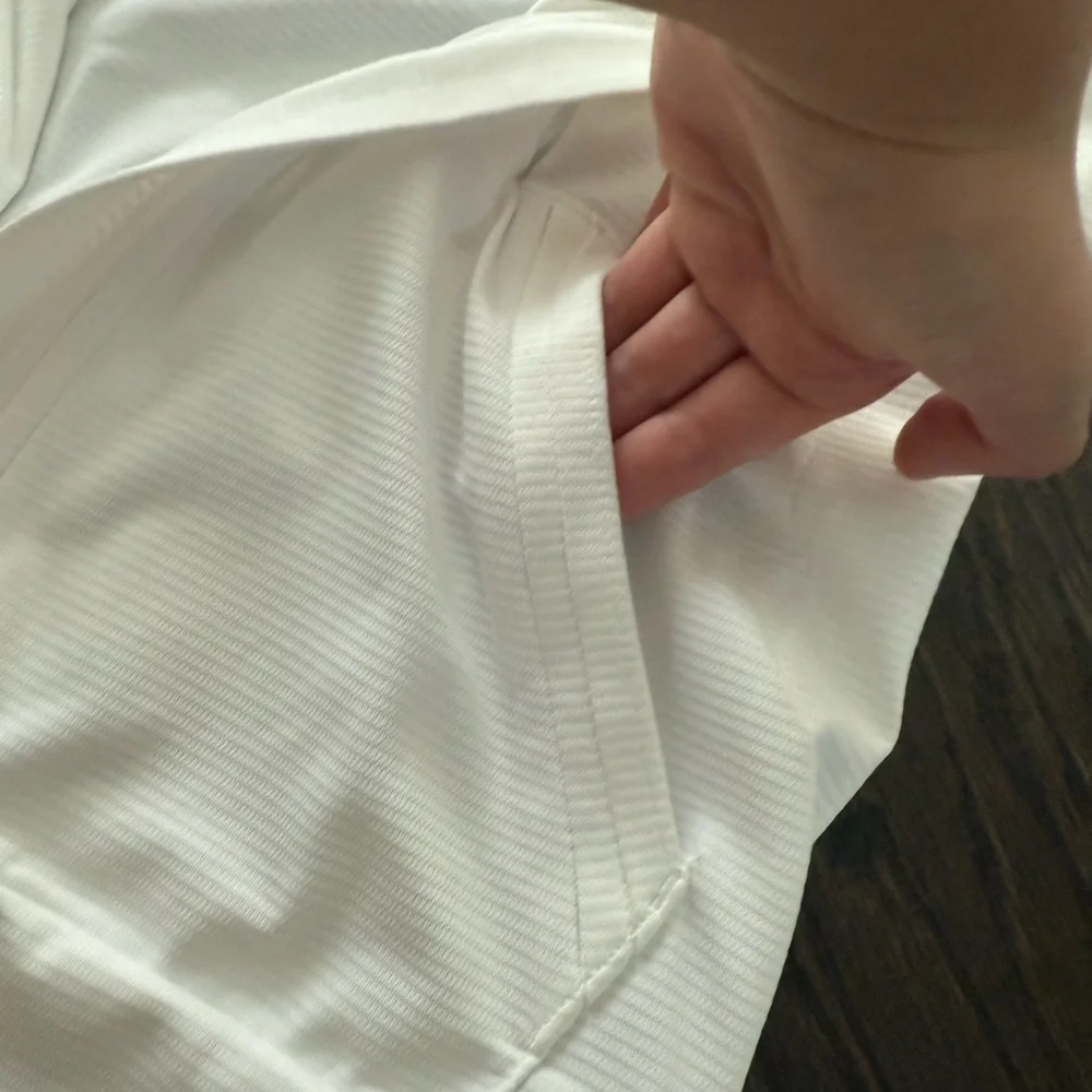 Athleta Girls White Zip-Up Jacket and windbreaker - Picture 2 of 7